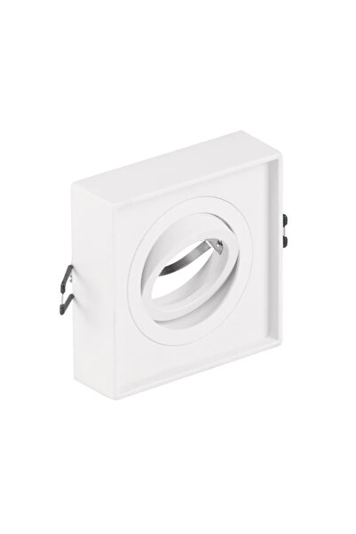 OEM Εντοιχιζόμενος προβολέας Gaja, 1 x MR16, 8 W, τετράγωνος, λευκός