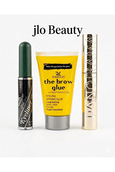 JLO Beauty Romantic K 3-piece makeup set: mascara + eyeliner + eyebrow gel