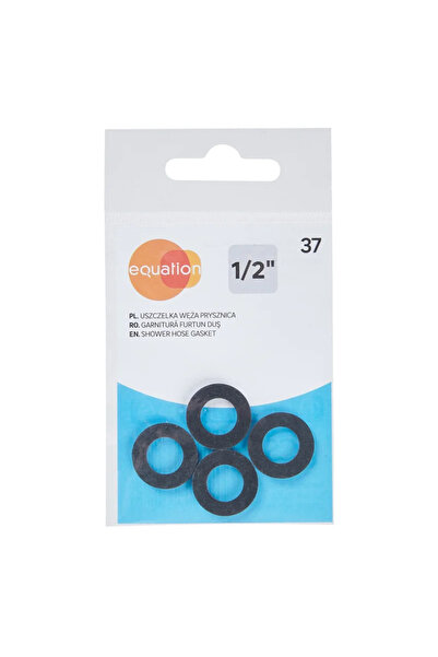 EQUATION Στεγανοποιητικά σωλήνα ντους Equation, από καουτσούκ, 1/2" (σετ των 4)