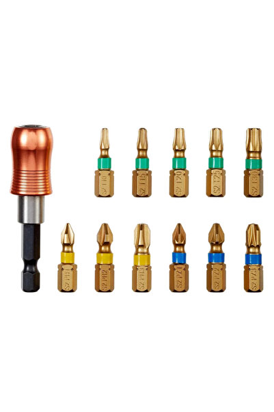 Dexter Pro bits, with bit holder (set of 11 pieces)