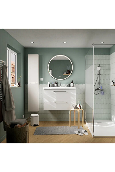 sensea Καθρέφτης μπάνιου LED Remix, 80 x 80 εκ.