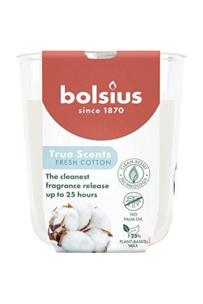 OEM Αρωματικό κερί σε γυάλινο δοχείο, με άρωμα φρέσκου βαμβακιού.