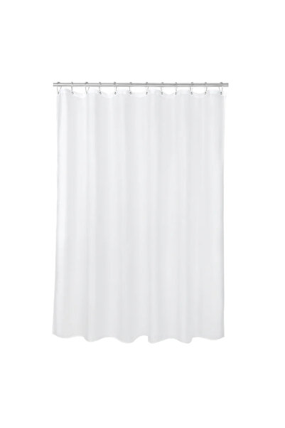 sensea Perdea dus Remix, din poliester, 180 x 200 centimetri, alb