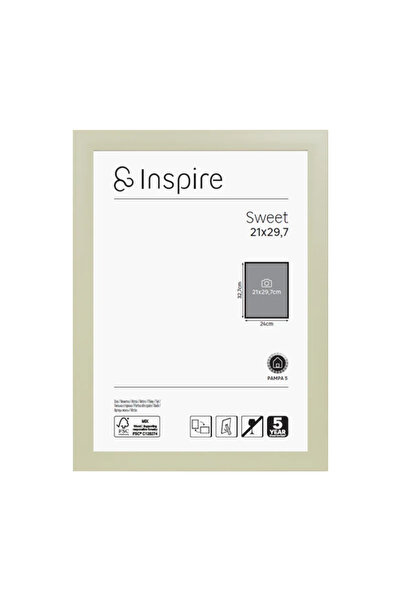 Inspire Rama foto Sweet, 21 x 29.7 cm, plastic, argintiu