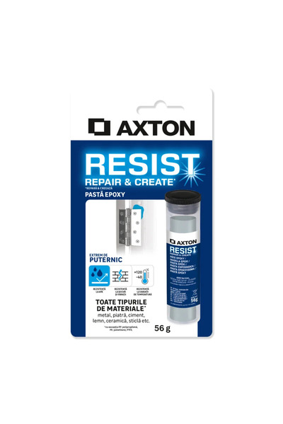 Axton Κόλλα επισκευής Axton, εποξειδική, 56 g, Διαφανές