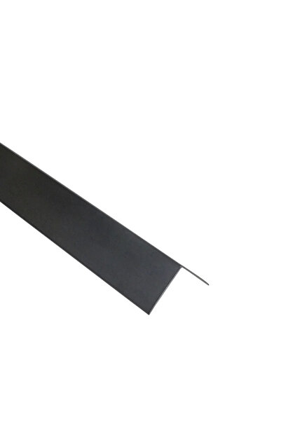 STANDERS Γωνία PVC, 30 X 30 X 1 mm, L = 1 μέτρο, ματ μαύρο
