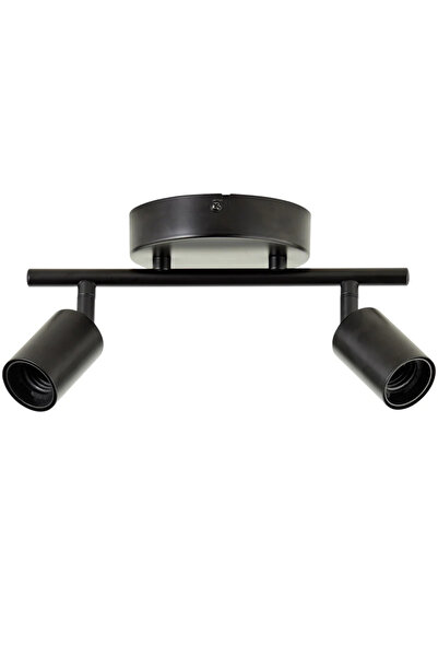 Inspire Lina bar spotlight, 2 x E27, L 26 cm, black