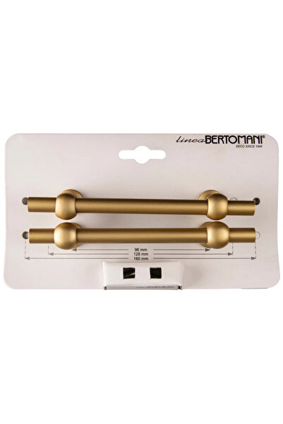 OEM Λαβή επίπλου 96 mm, ορείχαλκος, χρυσός, ματ φινίρισμα (σετ 2 τεμαχίων)