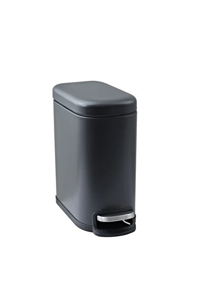 sensea Remix Slim bathroom waste bin, 5 L, with pedal, rectangular shape, ste...