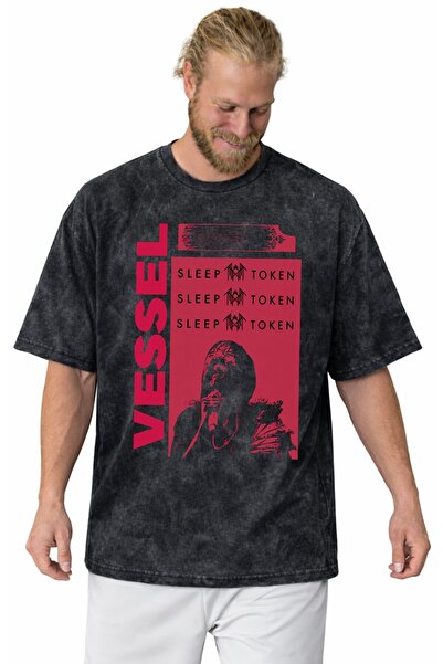 SEVBANO Tricou unisex supradimensionat, vintage, lavabil, cu imprimeu Design ...