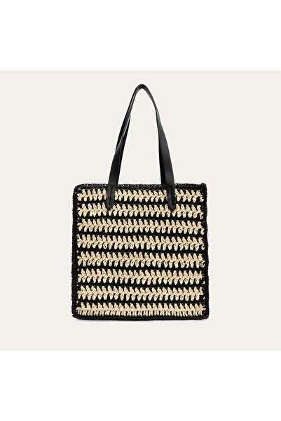 Mudo Wicked Basketweave Looking Shopper Bag Bag Si
