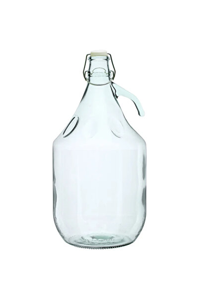 OEM Glass carboy, with rubber stopper, capacity 5 L