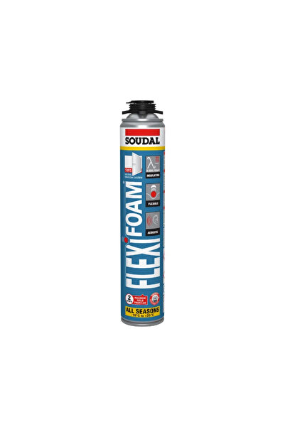 OEM Αφρός Πολυουρεθάνη Soudal Flexifoam, εύκαμπτος, για πιστόλι, 750 ml