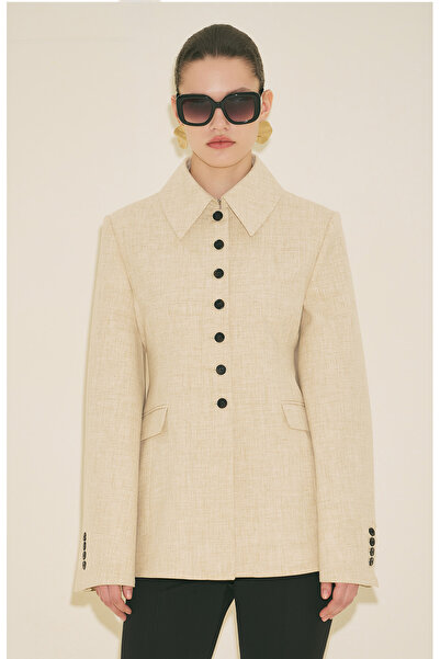 Manuka Limited Edition Fit Blazer Jacket Beige