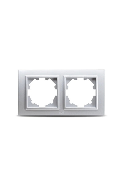 OEM Zena double decorative frame, for classic equipment, IP20, gray
