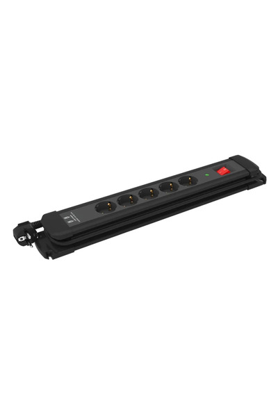 Lexman Καλώδιο επέκτασης Lexman, IP20, 5 πρίζες, 2 USB, 3 x 1,5 mmp, 3680 W, ...