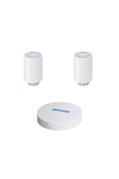 OEM Set dispozitiv Gateway Reecomer + 2 capete termostatice cu afisaj de temp...