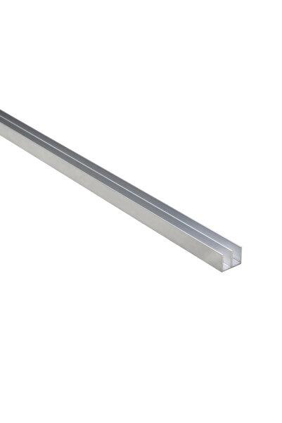 STANDERS Προφίλ ακατέργαστου αλουμινίου σε σχήμα U, 12 x 16 x 1 mm, μήκος = 1...
