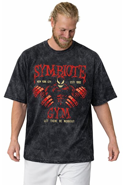 SEVBANO Design Symbiote Gym Fitness Bodybuilding Sportsman Printed Unisex Ove...