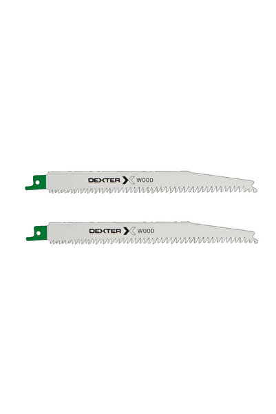 Dexter Λάμες πριονιού Sabre, Dexter, για ξύλο, μέγιστη κοπή 150 mm (σετ 2 τεμ...