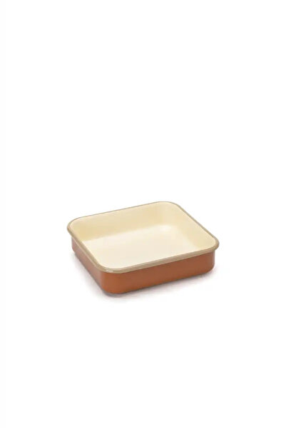 Refikadan Emaye Kare Fırın Tepsisi - Tarçın Kordonlu