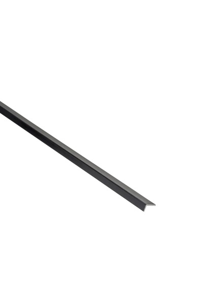 STANDERS Γωνία από ανοδιωμένο βουρτσισμένο αλουμίνιο, 11 X 6 X 1 mm, L = 1 μέ...