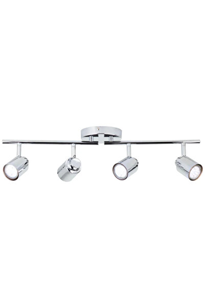 Inspire Tekla bar spotlight, 4 x GU10, 50 W, IP20, silver