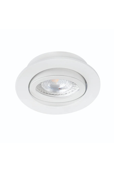 OEM Spot incastrat Dalla, 1 x GU5.3, orientabil, IP 20, rotund, alb