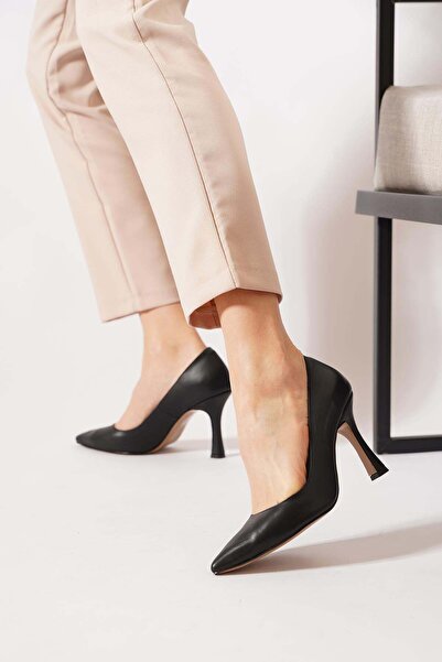 Moda Pie Rotes Mirrored Thin Heel Interior Exterior Ha piele naturală adın St...