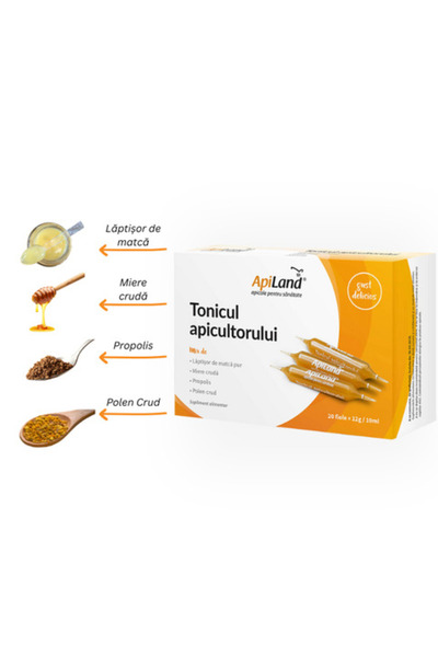Apiland Tonicul apicultorului - 20 fiole x 12g