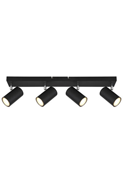 OEM Spot pe bara Roby, 4 x GU10, 35 W, negru