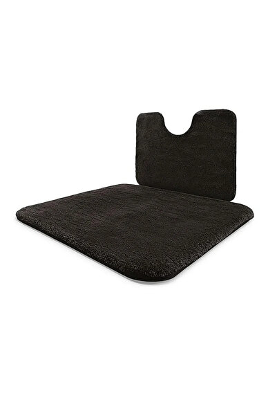 OEM Σετ Πατάκι μπάνιου , μαύρο, 2 τεμάχια