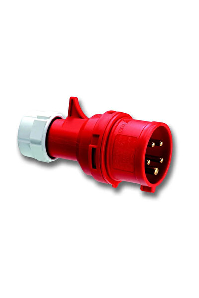 OEM PCE industrial plug, IP44, 5P, 16A, wire mounting