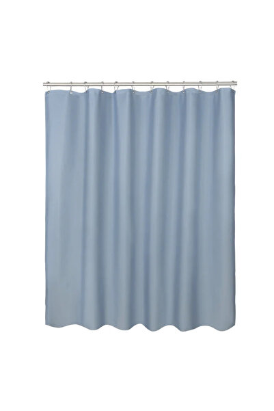 sensea Perdea dus Remix, din poliester, 180 x 200 centimetri, albastru