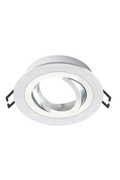 Inspire Giove recessed spotlight, adjustable, GU10, 50 W, round, silver