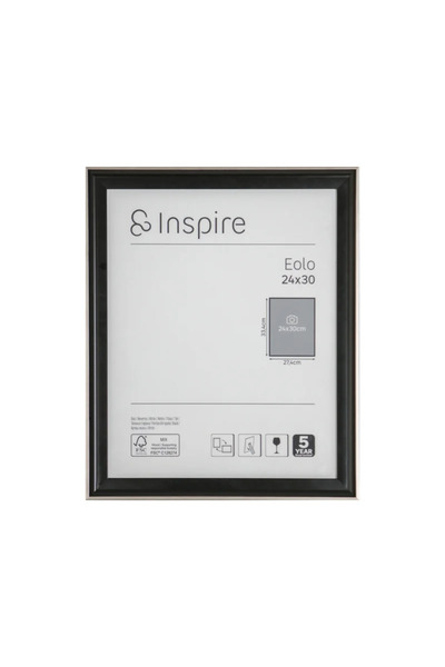 Inspire Rama foto Eolo, 24 x 30 cm, negru