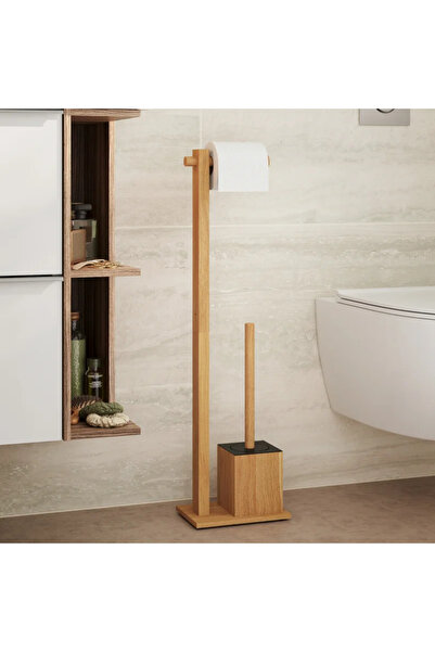 OEM Πινέλο τουαλέτας με θήκη για χαρτί υγείας, Sensea Μπαμπού, κατασκευασμένο...