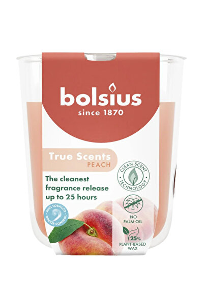 OEM Αρωματικό κερί σε γυάλινο δοχείο, άρωμα ροδάκινου