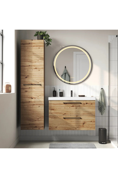 sensea Καθρέφτης μπάνιου LED Remix, Ø 60 cm