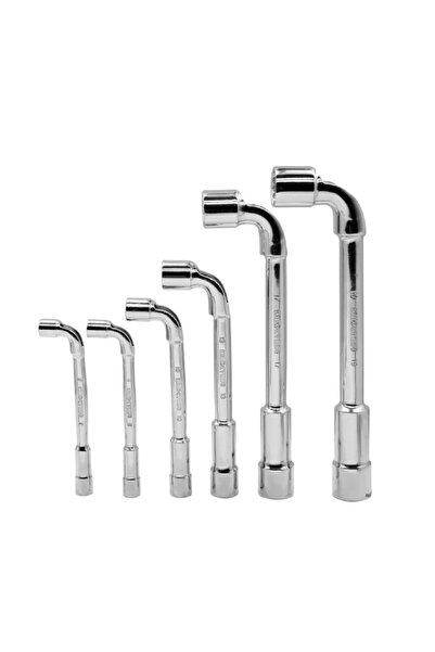 Dexter Σετ 6 κλειδιών μανιβέλας Dexter, 7 - 19 mm, χρώμιο-βανάδιο