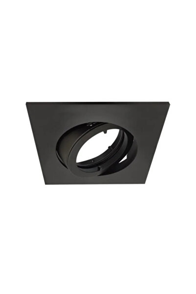 Inspire Bama recessed spotlight, adjustable, GU10, 10 W, square, black