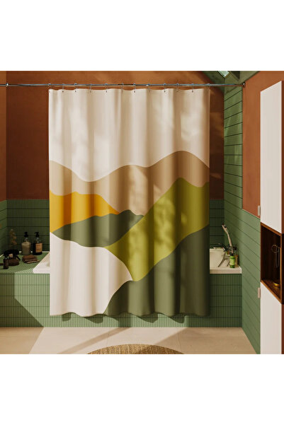 sensea Sensea Pattern Land shower curtain, Polyester, 180 x 200 centimeters, ...