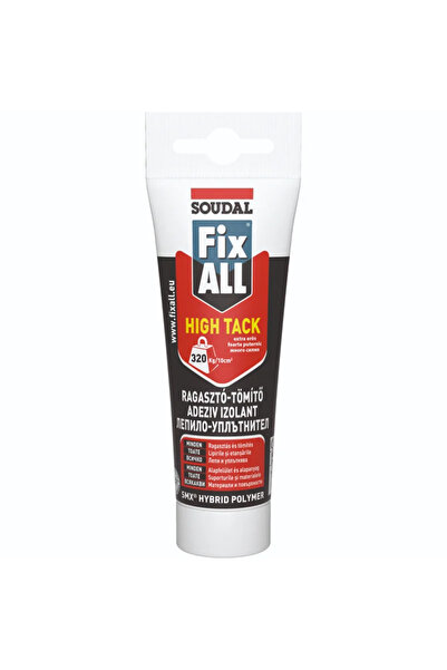 OEM Κόλλα επισκευής Soudal High Tack Fix All, 125 ml, λευκή
