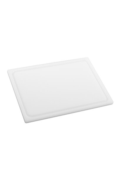 OEM Tocator din plastic, 34 x 24 x 1.5 cm, cu sant, alb