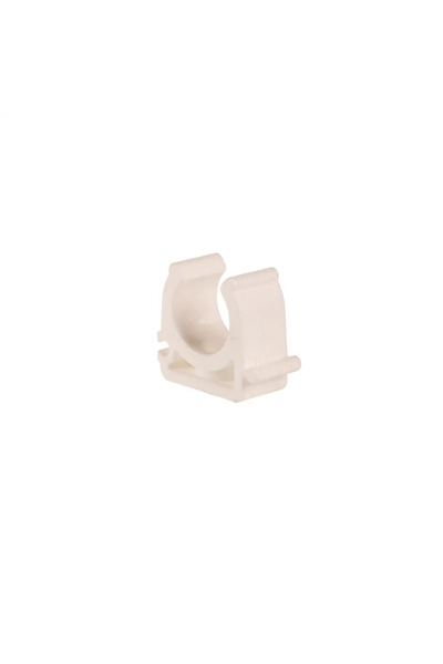 OEM Simple clamp, for PPR pipe, Ø 25 mm, white (pack of 10 pieces)