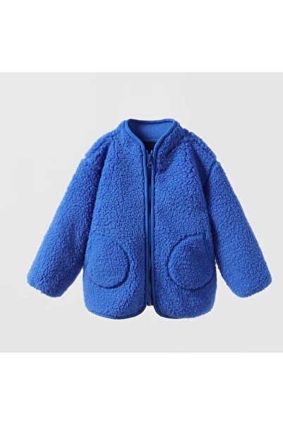 ZARİNA New Season Faux Wool Children's Jacket