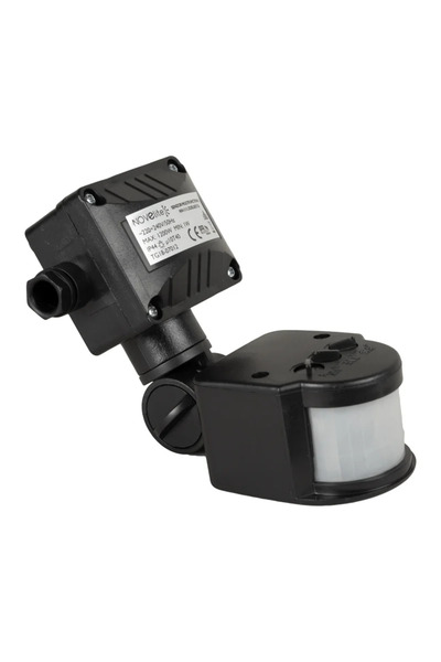 OEM Senzor prezenta, 150°, pentru perete, max 1200 W, negru