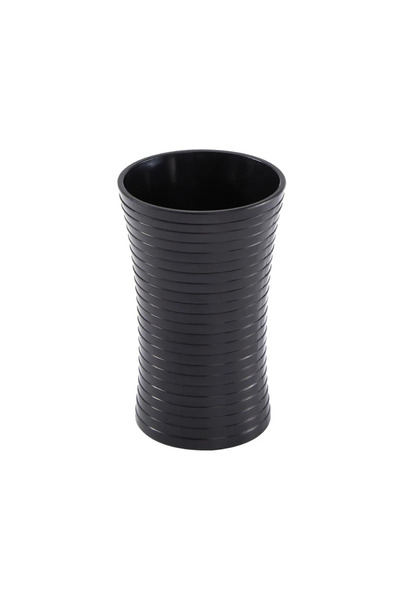 sensea Pahar baie pentru igiena dentara Gom, din plastic, negru