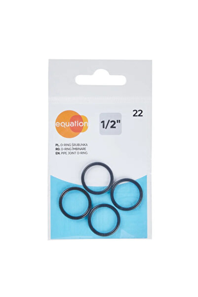 EQUATION Уплътнения Equation O-Ring, за съединител, гумени, 1/2" (комплект от...