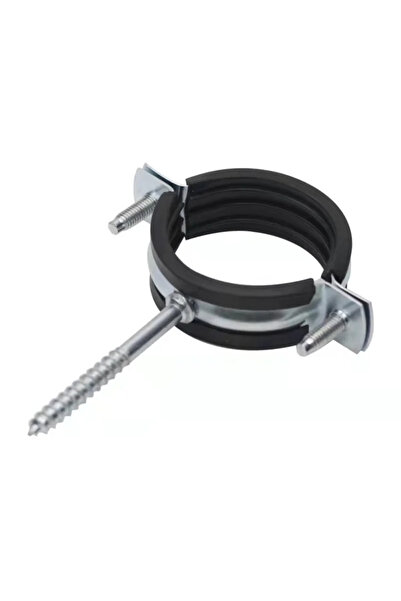 OEM Fixing clamp, galvanized steel, for wood, Ø 32 - 35 mm